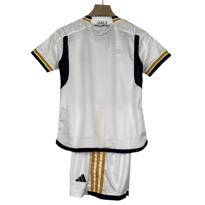 Real Madrid FC 2023/24 Home Kids Apparel Replica Custom Jerseys Youth uniforms - White