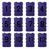 12 Pack Scrimmage Team Soccer Pinnies Vests Jerseys with Belt, Basketball Football Practice Jerseys for Men, Team Training Practice Vests Pinnies for Sports Youth and Adult