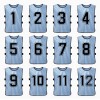 12 Pack Scrimmage Team Soccer Pinnies Vests Jerseys with Belt, Basketball Football Practice Jerseys for Men, Team Training Practice Vests Pinnies for Sports Youth and Adult