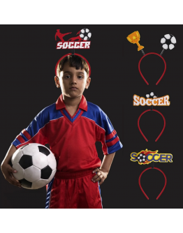 Football Theme Bar Party Decoration Football Headband Headdress Fans Cheer Props Small Gifts for Soccer Fans