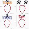 Football Theme Bar Party Decoration Football Headband Headdress Fans Cheer Props Small Gifts for Soccer Fans
