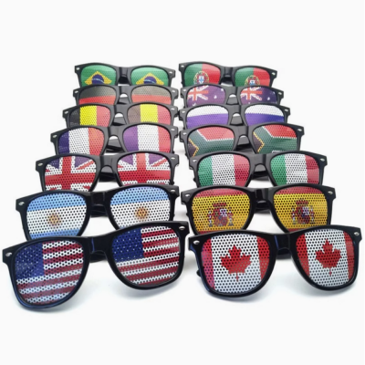 Flag stickers for sunglasses, eyelet stickers, sunglasses, small gifts for fans