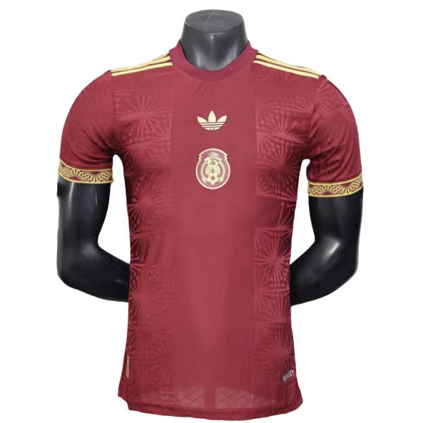 Mexico 2025/26 Home Replica Custom Jersey Football Jerseys- Red
