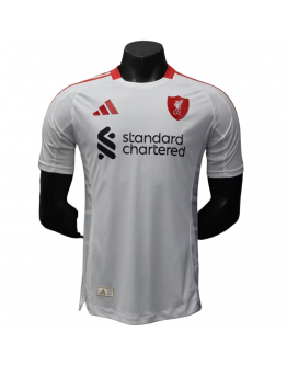 Liverpool FC 2025/26 Away Replica Custom Soccer Jerseys for Liverpool Fans- White