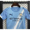 Manchester City FC 2025/26 Home Kids Apparel Replica Custom Jerseys Youth uniforms - Blue