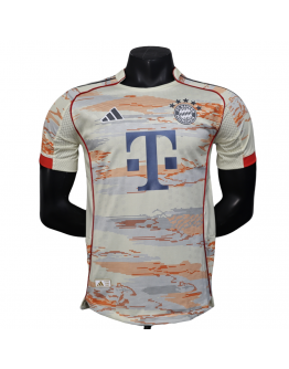 Bayern Munich FC 2025/26 Away Replica Custom Jerseys for Bayern FC Fans- Light yellow