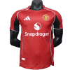 Manchester United 2025/26 Home Replica Custom Jersey Football Jersey- Red