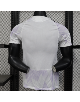 Manchester United 2025/26 Away Replica Custom Jersey Football Jersey- White