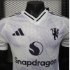Manchester United 2025/26 Away Replica Custom Jersey Football Jersey- White