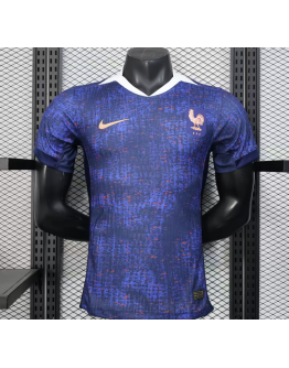 France Nation Men's 2025/26 Home Replica Custom Jersey - Blue