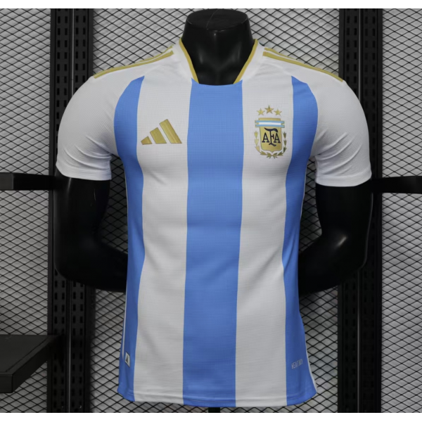 Argentina 2025/26 Home Replica Custom Jersey Soccer Jerseys for Messi fan- White