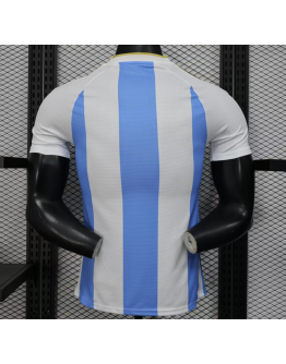 Argentina 2025/26 Home Replica Custom Jersey Soccer Jerseys for Messi fan- White