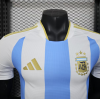 Argentina 2025/26 Home Replica Custom Jersey Soccer Jerseys for Messi fan- White