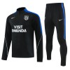 2026/27 Atletico Madrid Tracksuits Long Sleeve Soccer Training Uniforms- Black 2026/27 Atletico Madrid Tracksuits Long Sleeve Soccer Training Uniforms- Black