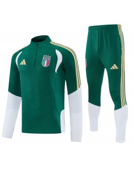 2026/27 Italy Half Zip Tracksuits Long Sleeve Soccer Training Uniforms