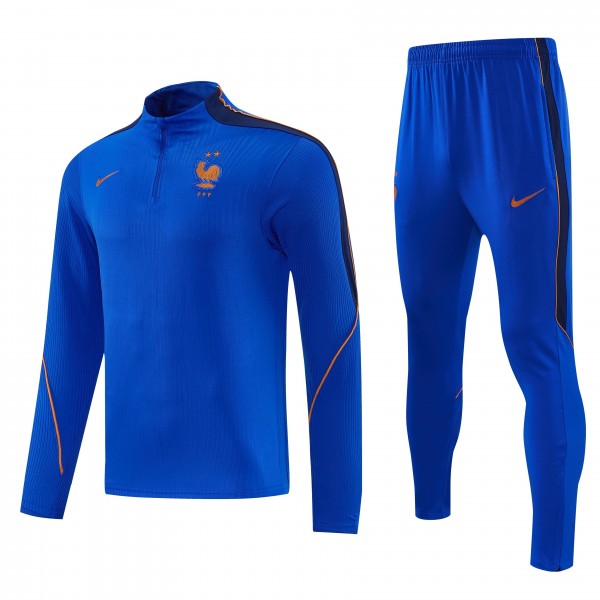 2026/27 France Half Zip Tracksuits Long Sleeve Soccer Training Uniforms