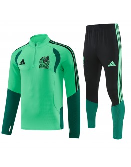 2026/27 Mexico Half Zip Tracksuits Long Sleeve Soccer Training Uniforms