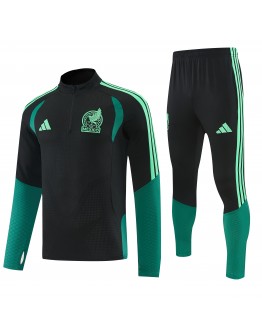 2026/27 Mexico Half Zip Tracksuits Long Sleeve Soccer Training Uniforms