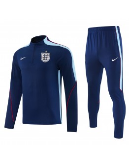 2026/27 England Half Zip Tracksuits Long Sleeve Soccer Training Uniforms