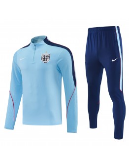 2026/27 England Half Zip Tracksuits Long Sleeve Soccer Training Uniforms
