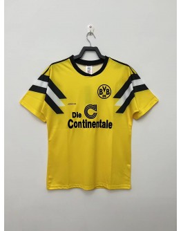 Dortmund FC Vintage Sport Jerseys Adult Short Sleeve Retro Jerseys