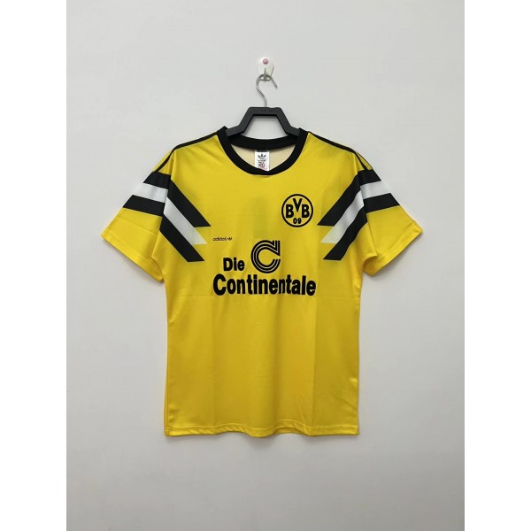 Dortmund FC Vintage Sport Jerseys Adult Short Sleeve Retro Jerseys