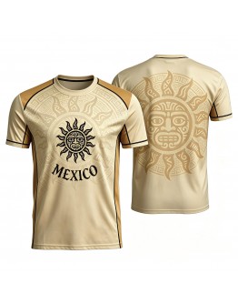 Unique Design Soccer Jerseys Mexican Aztec Culture Jerseys